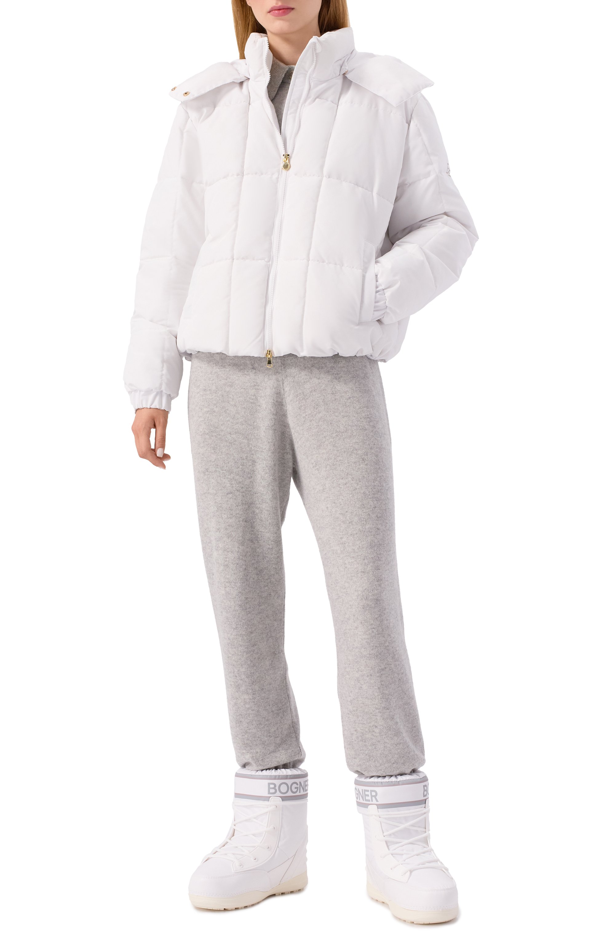 Текстильные полусапоги la plagne BOGNER белого цвета по цене 38800 руб., арт. 32547014, фото 3 Текстильные полусапоги la plagne BOGNER, арт. 32547014, фото 3