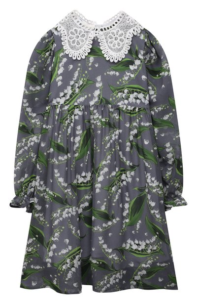 Платье primavera ZHANNA & ANNA серого цвета по цене 10000 руб., арт. ZAR01032021, фото 1 Платье primavera ZHANNA & ANNA, арт. ZAR01032021, фото 1