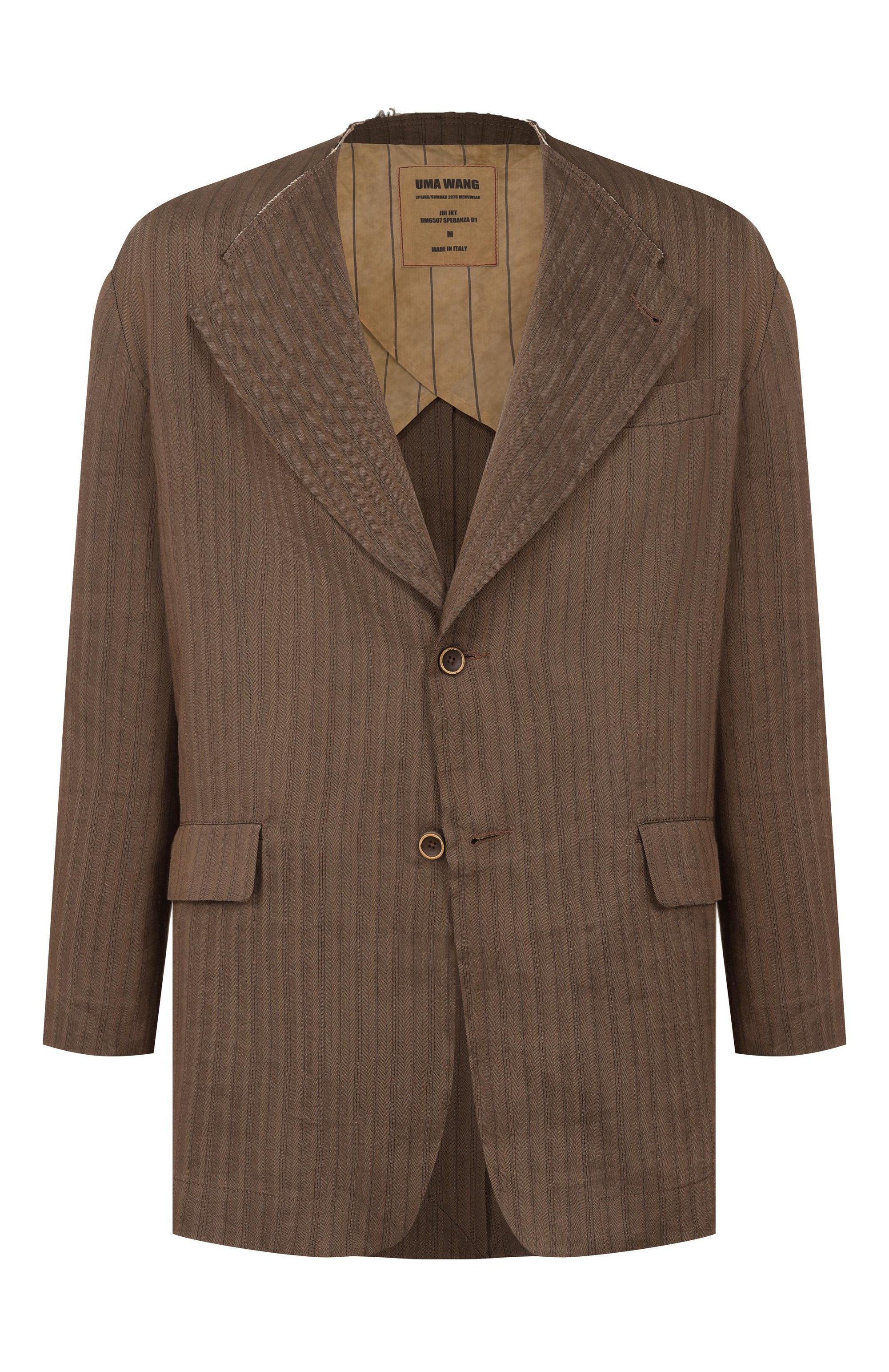 Пиджак изо льна и вискозы UMA WANG, арт. UM6507_1, фото 1