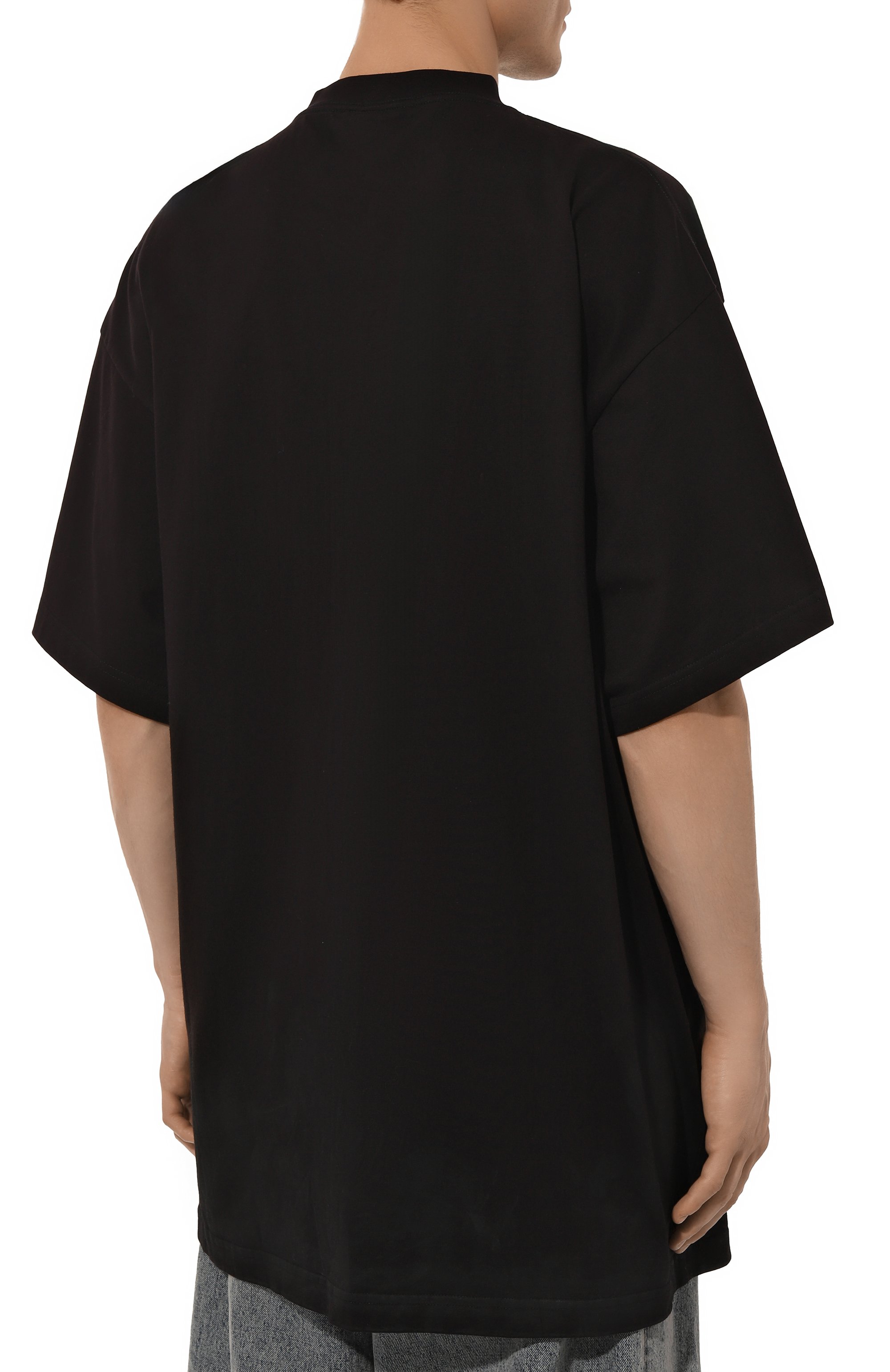 Хлопковая футболка BALENCIAGA, арт. 787349/TQVT1, фото 4