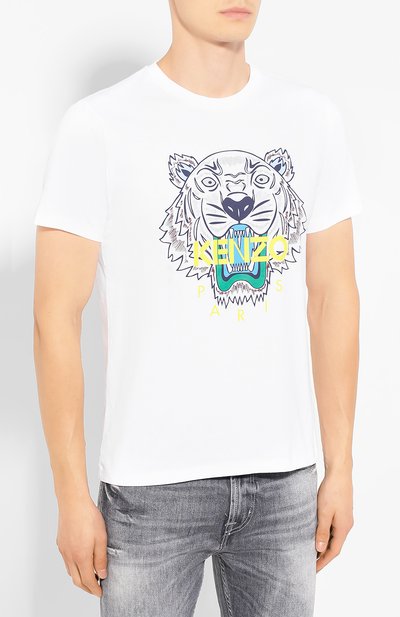 Хлопковая футболка KENZO, арт. F965TS0504YA, фото 3