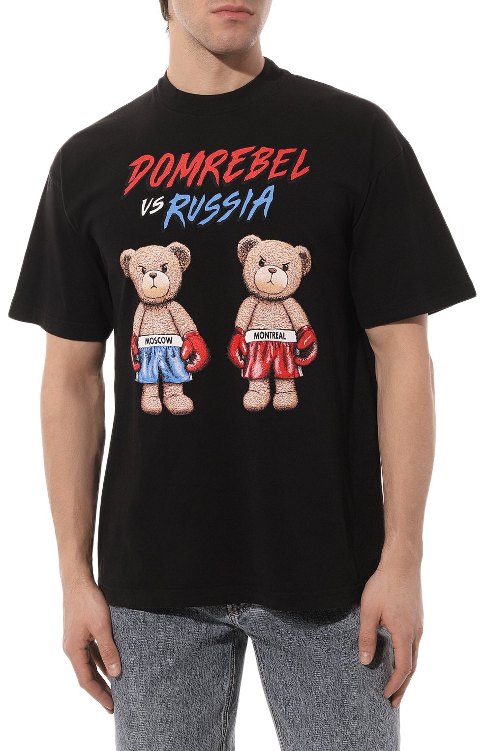 Хлопковая футболка DOMREBEL, арт. FIGHT/T-SHIRT, фото 3