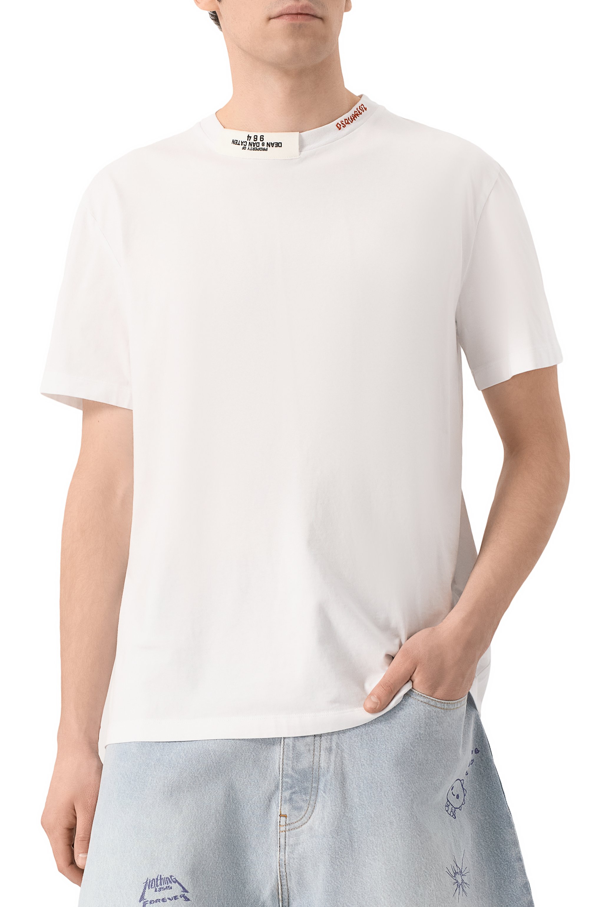 Хлопковая футболка DSQUARED2, арт. S74GD1417/D20020, фото 3