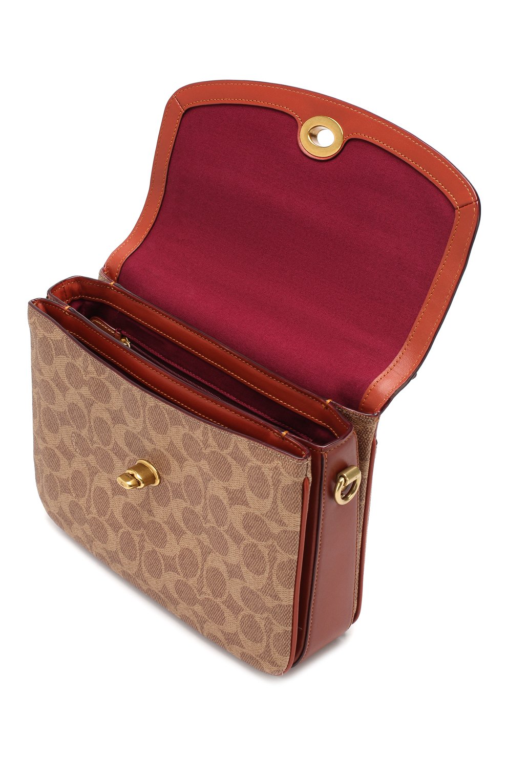 Сумка cassie COACH коричневого цвета по цене 49750 руб., арт. 68349, фото 4 Сумка cassie COACH, арт. 68349, фото 4