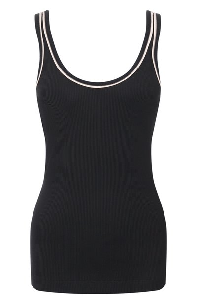 Женский хлопковая майка BRUNELLO CUCINELLI, арт. MG902FP320