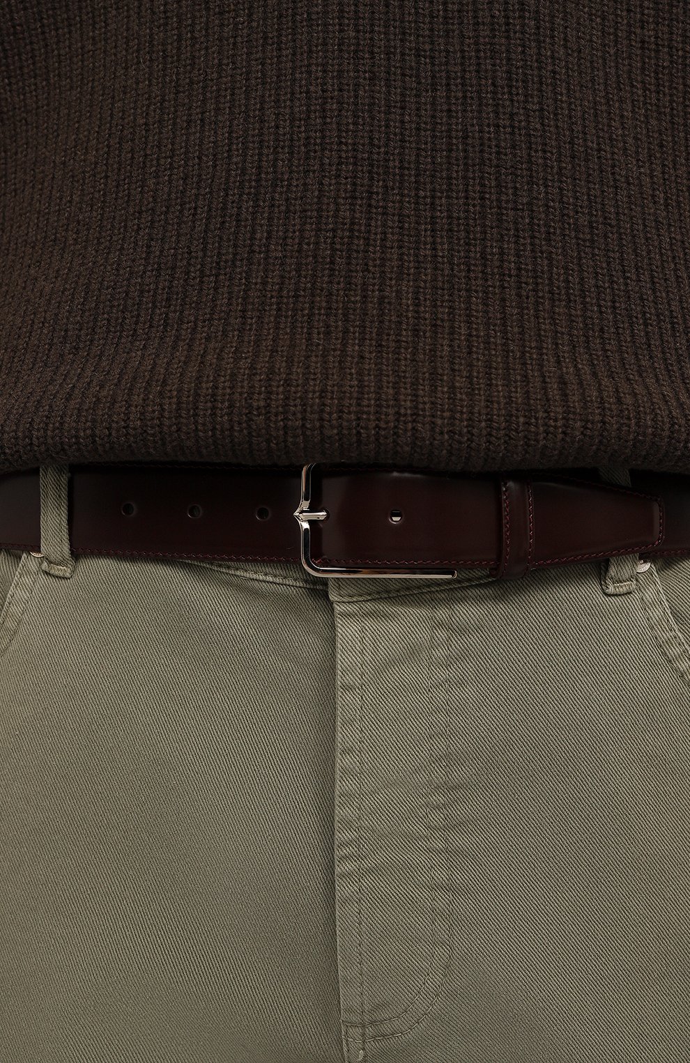 Кожаный ремень CORNELIANI, арт. 93V301-9320830, фото 2