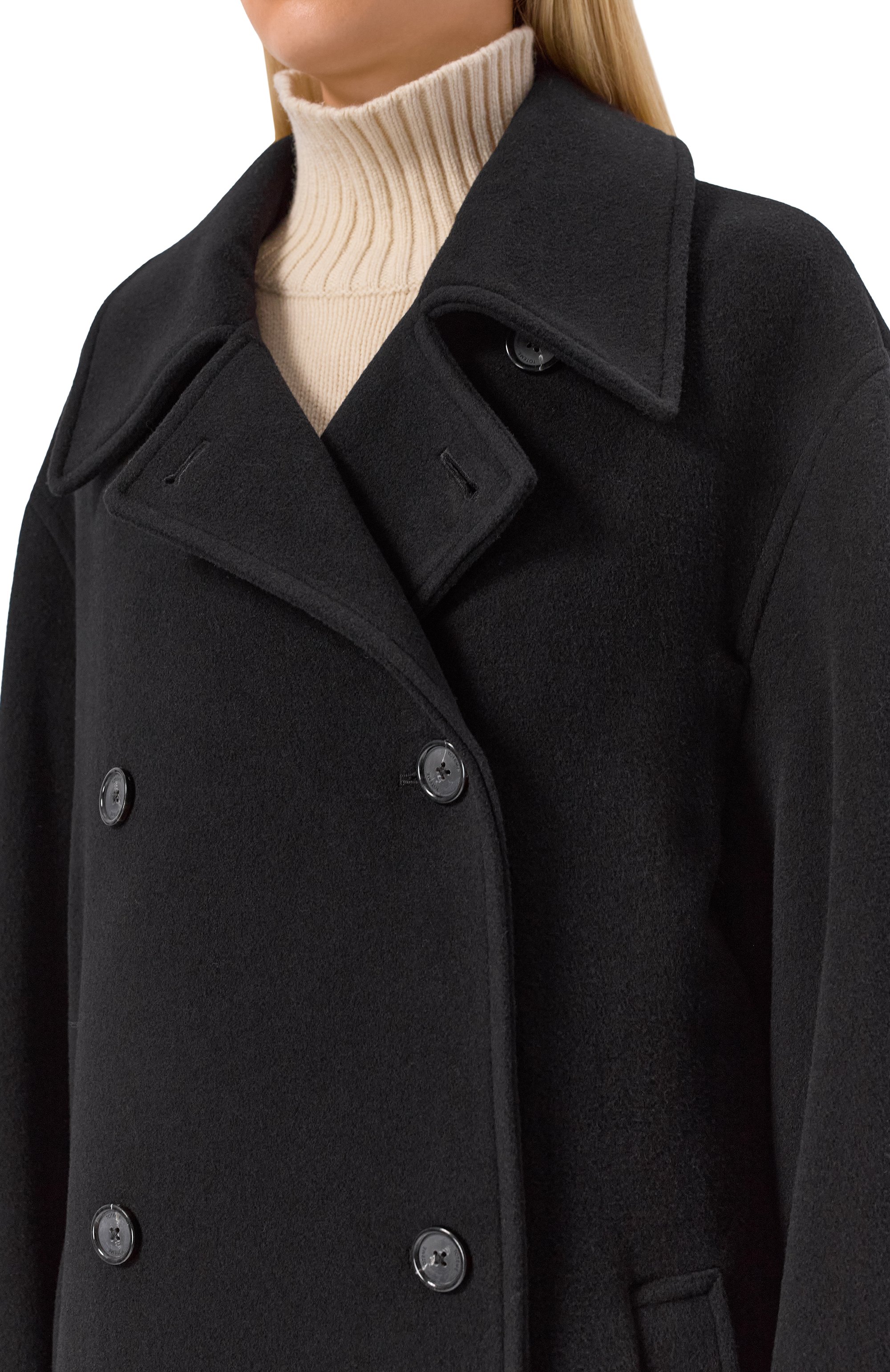 Пальто из шерсти и кашемира TOTEME, арт. 254-WR00231-FB0532, фото 5