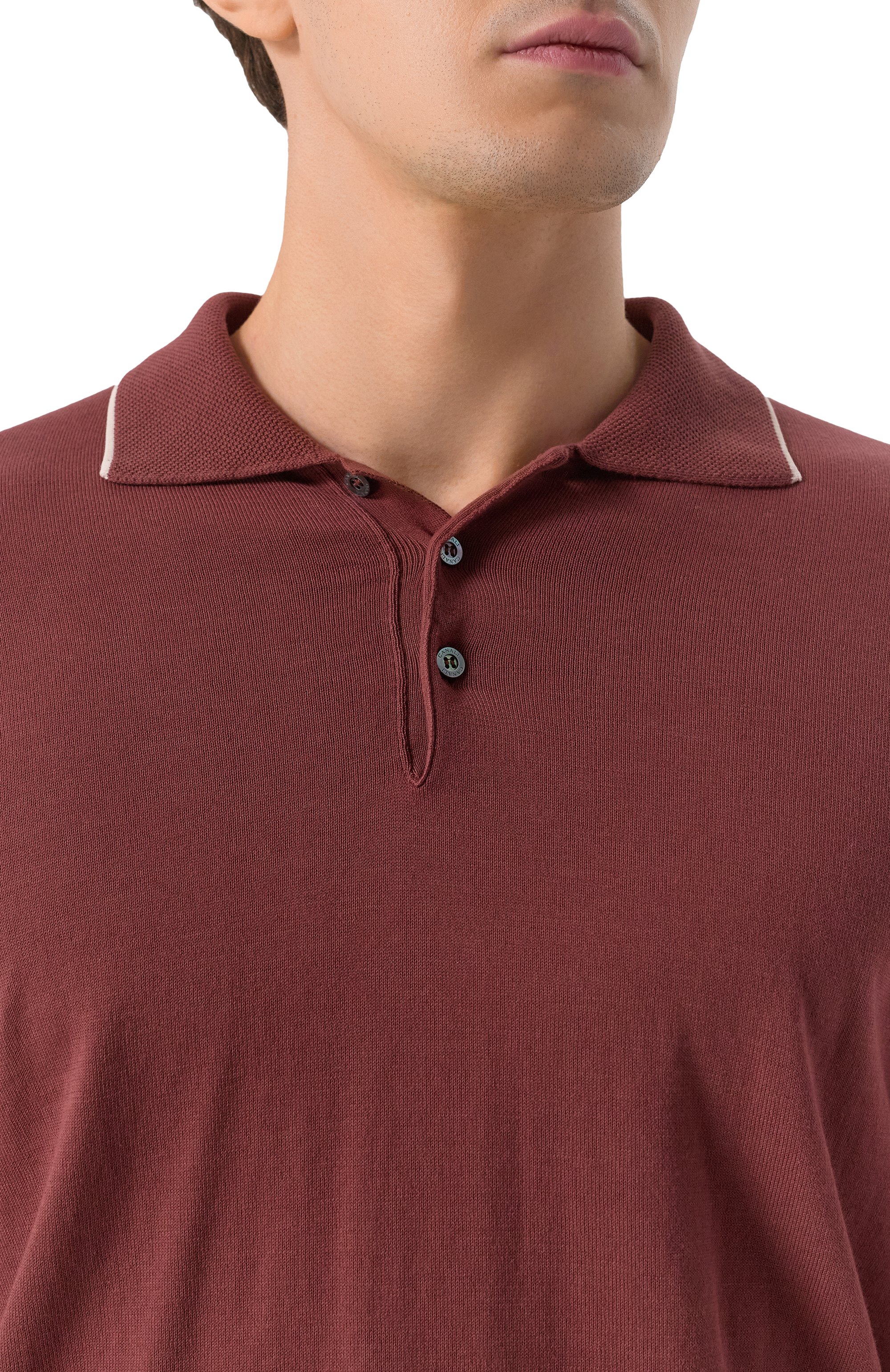 Хлопковое поло CANALI, арт. C1054/MK02261, фото 5