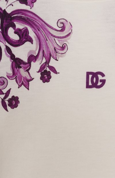Хлопковая футболка DOLCE & GABBANA, арт. L5JTNK/II7H3/2-6, фото 3