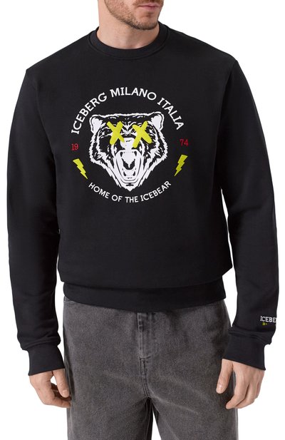 Хлопковый свитшот ICEBERG, арт. E034/6341, фото 3