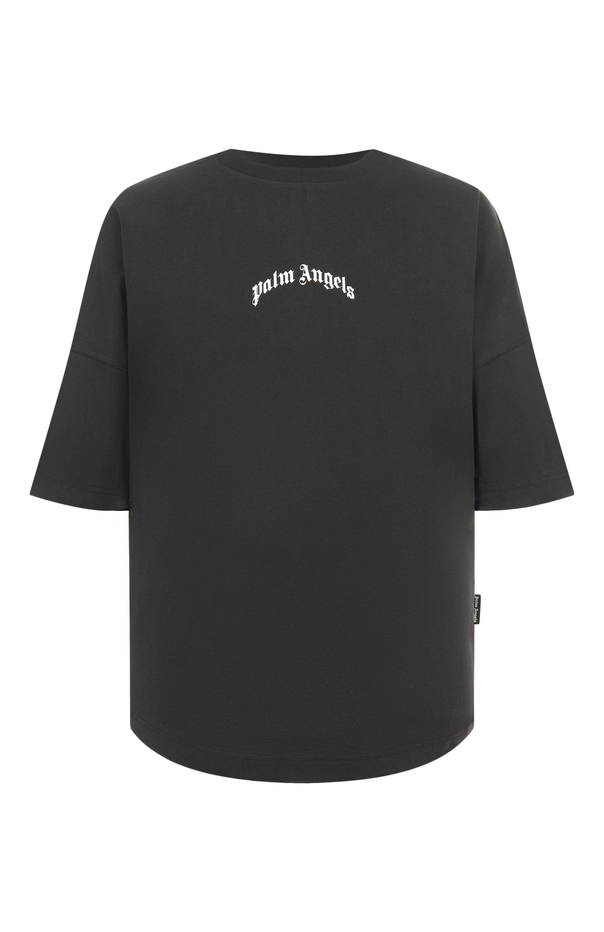 Хлопковая футболка PALM ANGELS, арт. PMAA10BF25JER001, фото 1