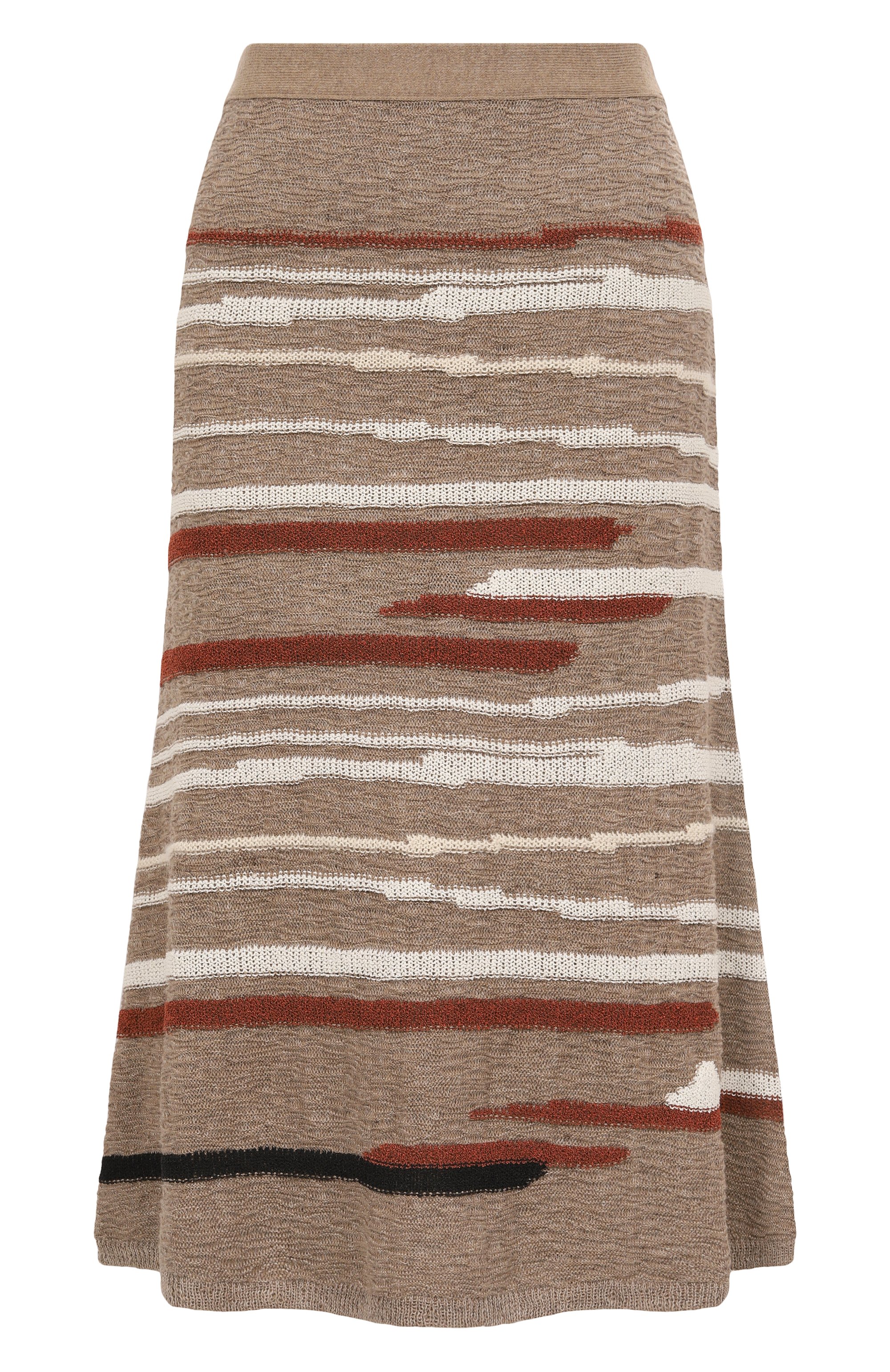 Юбка из хлопка и льна BOTTEGA VENETA, арт. 831452/V5LW0, фото 1