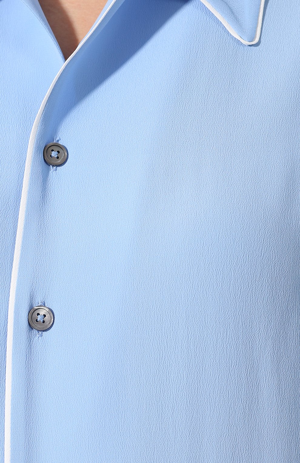 Блузка MARNI голубого цвета по цене 34300 руб., арт. CAMAW49IM0/TA089, фото 5 Блузка MARNI, арт. CAMAW49IM0/TA089, фото 5