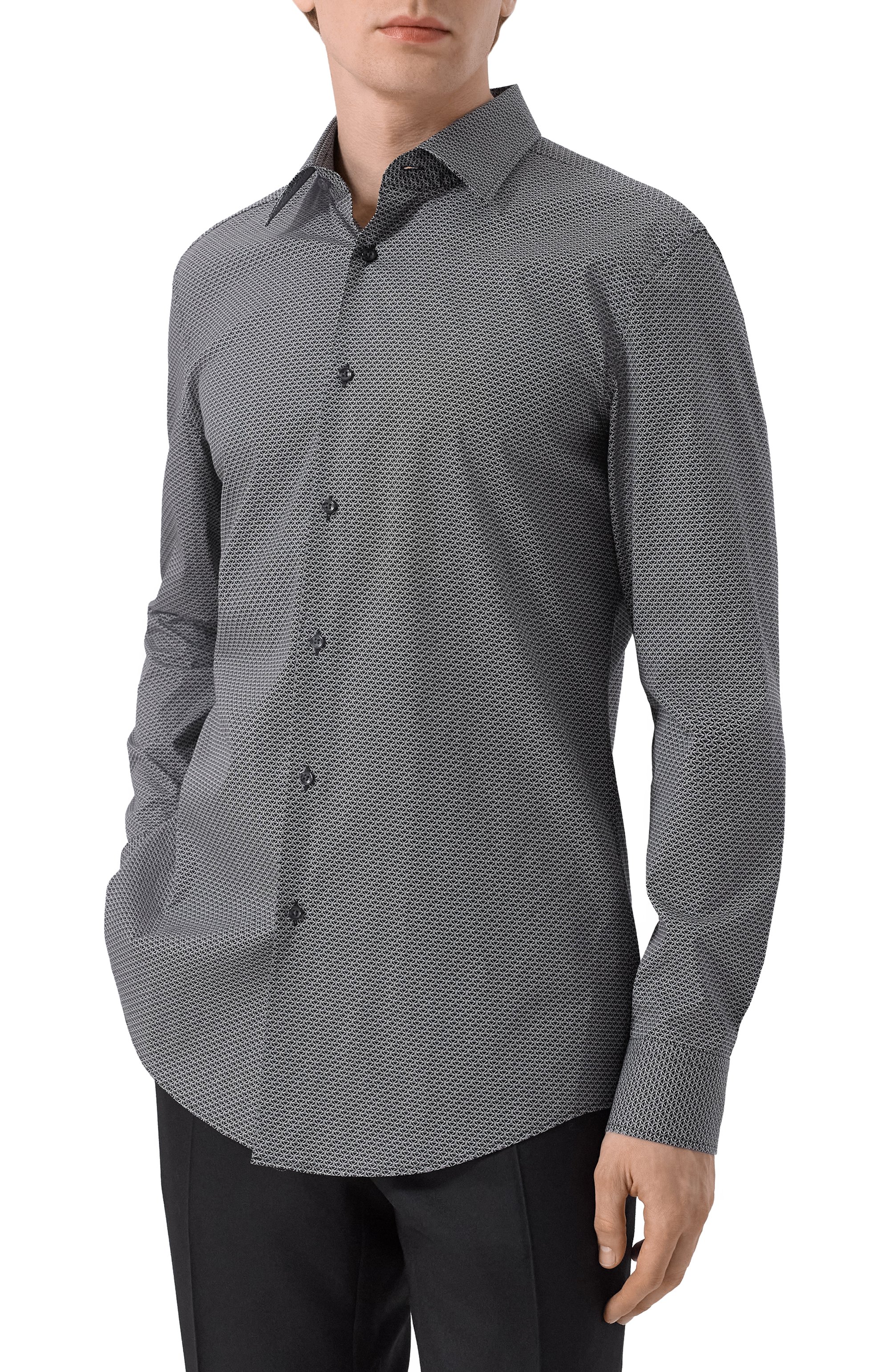 Хлопковая рубашка BOSS, арт. 50551363, фото 3