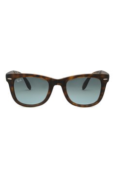 Женские солнцезащитные очки RAY-BAN коричневого цвета, арт. 4105-894/3M | Фото 4 (Кросс-КТ: С/з-унисекс; Региональные ограничения белый список (Axapta Mercury): Не проставлено, RU; Нос: Не проставлено; Материал: Пластик; Тип очков: С/з; Оптика Гендер: оптика-унисекс; Очки форма: Прямоугольные)