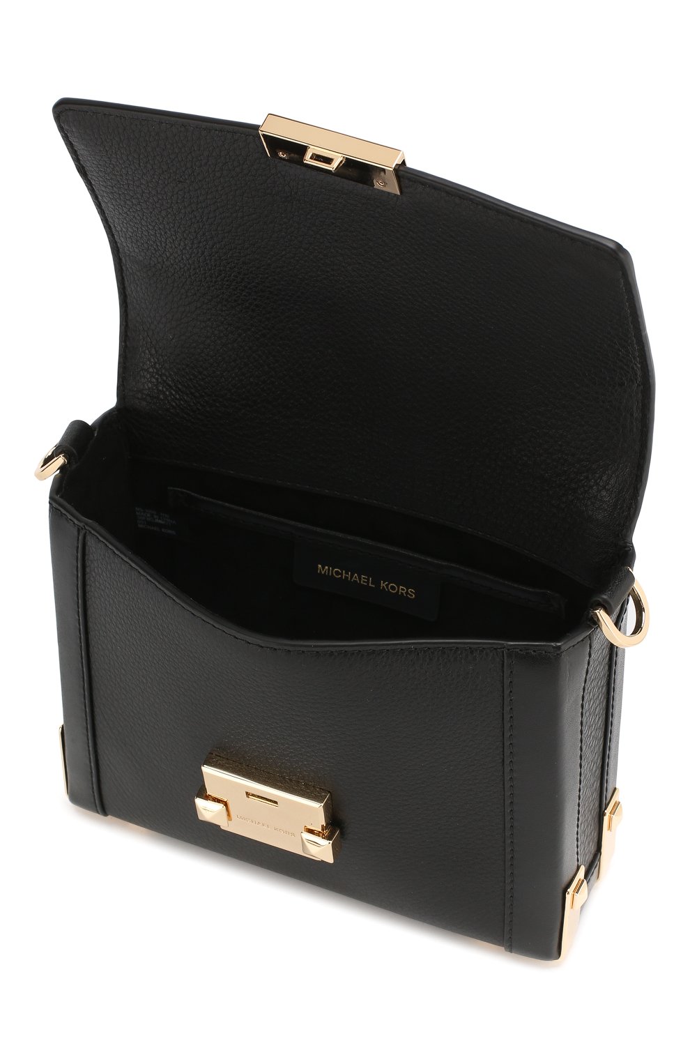 Сумка jayne small MICHAEL MICHAEL KORS черного цвета по цене 34700 руб., арт. 30F8GJMM2T, фото 4 Сумка jayne small MICHAEL MICHAEL KORS, арт. 30F8GJMM2T, фото 4