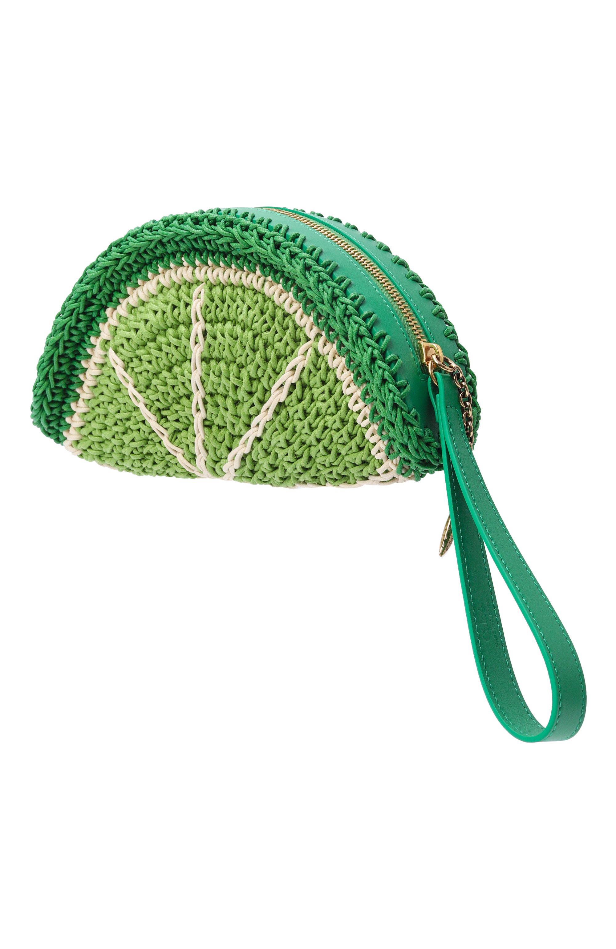 Клатч chloé tropicus lime slice CHLOÉ, арт. CH26UP775R62, фото 4