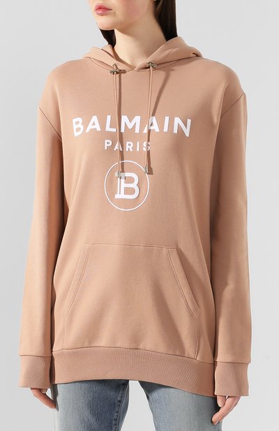 Хлопковое худи BALMAIN, арт. TF13892/I346, фото 3