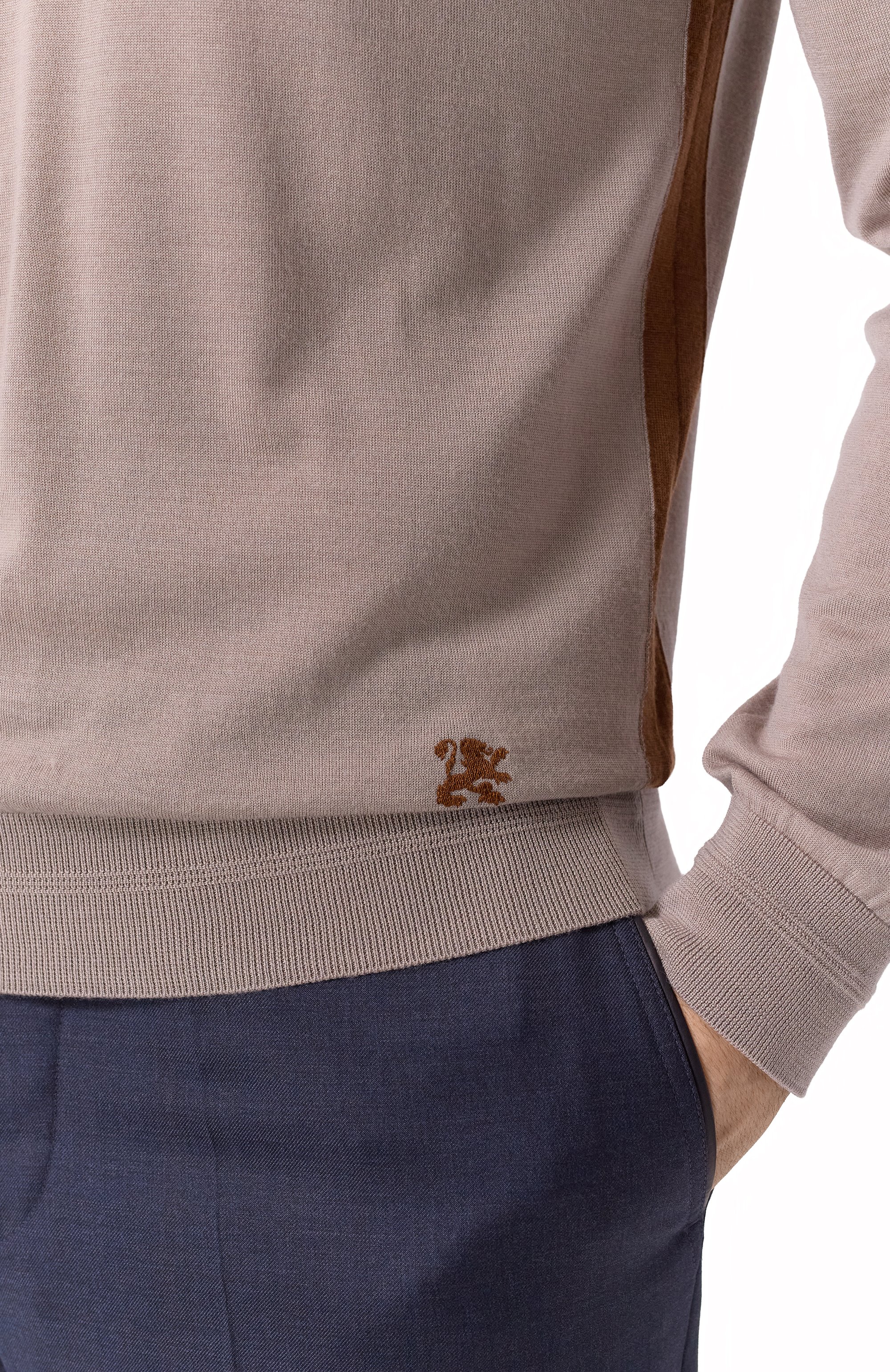 Поло из шерсти и шелка ZILLI, арт. KZP001M0230VLSB00, фото 5