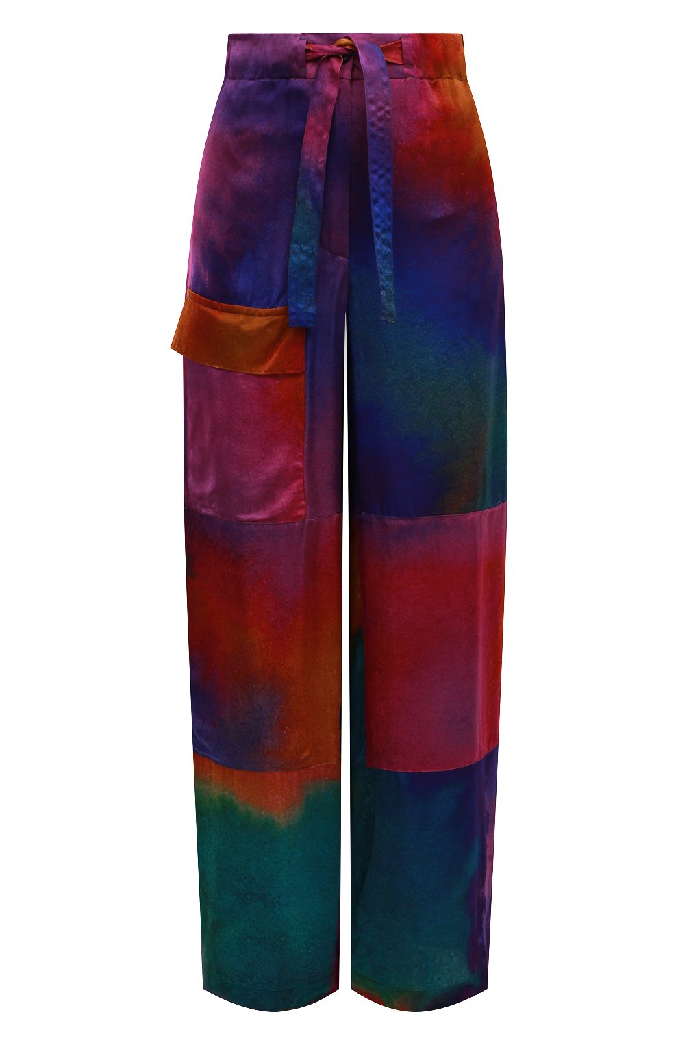 Брюки из вискозы DRIES VAN NOTEN разноцветного цвета по цене 74600 руб., арт. 221-010902-4097, фото 1 Брюки из вискозы DRIES VAN NOTEN, арт. 221-010902-4097, фото 1