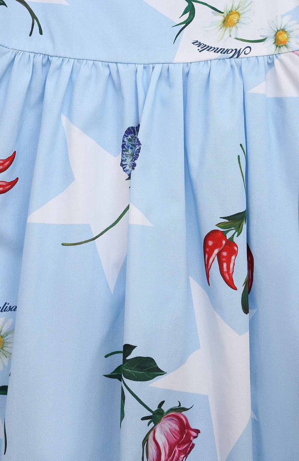 Хлопковое платье MONNALISA, арт. 11C903, фото 3