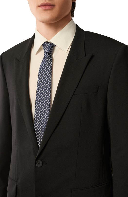 Шелковый галстук Giorgio Armani GM000800/TE13652 Синий  GM000800/TE13652 Фото 2