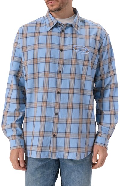 Хлопковая рубашка DIESEL, арт. A19445/0AJFI, фото 3