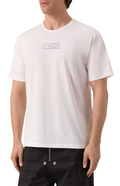 Хлопковая футболка MM6, арт. SH0GC0057/S24312, фото 3