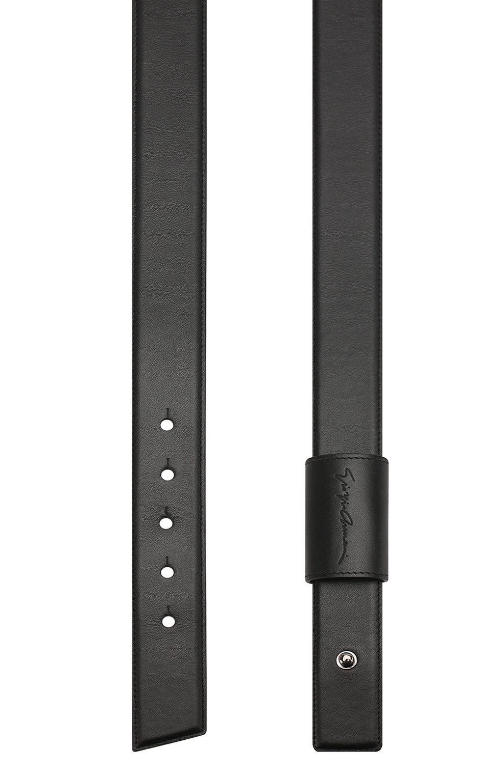 Кожаный ремень GIORGIO ARMANI черного цвета по цене 52400 руб., арт. Y1I191/YSB3I, фото 2 Кожаный ремень GIORGIO ARMANI, арт. Y1I191/YSB3I, фото 2