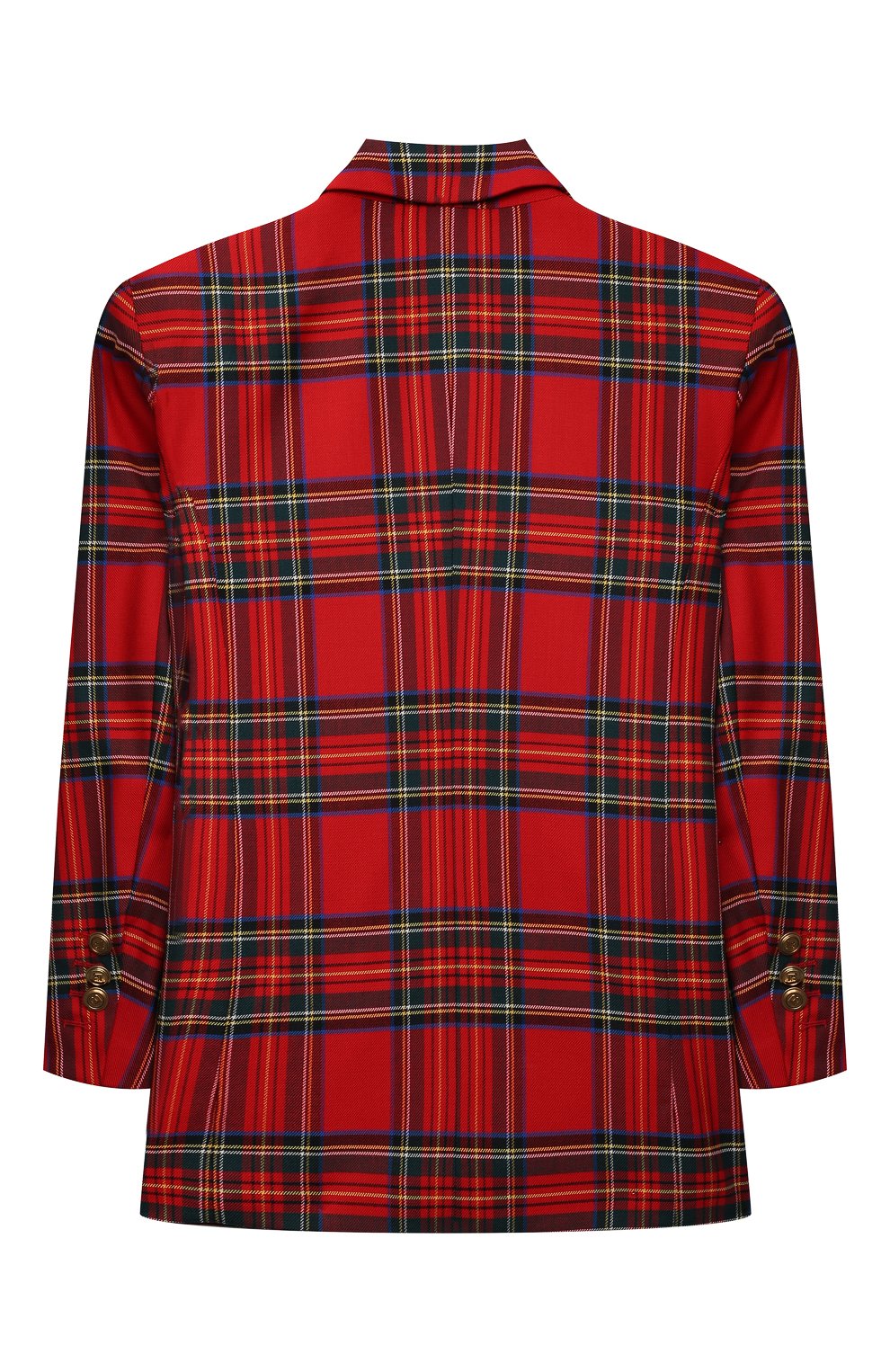 Двубортный жакет BALMAIN красного цвета по цене 150500 руб., арт. 6O2094, фото 2 Двубортный жакет BALMAIN, арт. 6O2094, фото 2