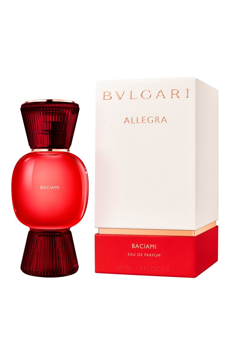 Парфюмерная вода baciami (50ml) BVLGARI бесцветного цвета, арт. 41604BVL | Фото 2 (Тип продукта - парфюмерия: Парфюмерная вода; Нос: Не проставлено; Региональные ограничения белый список (Axapta Mercury): Не проставлено; Тип аромата: Цветочный; Ограничения доставки: flammable)