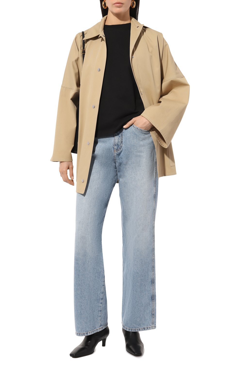 Хлопковая футболка TOTEME, арт. 243-WRT0344-FB0092, фото 2