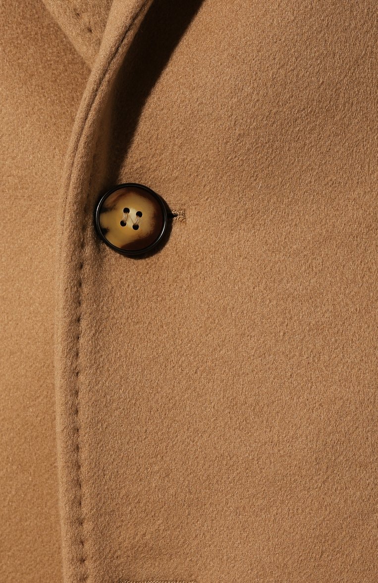 Мужской шерстяное пальто BURBERRY бежевого цвета, арт. 8058261 | Фото 5 (Драгоценные камни: Проставлено; Рукава: Длинные; Длина (верхняя одежда): До середины бед�ра; Материал утеплителя: Шерсть; Материал внешний: Шерсть; Материал сплава: Проставлено; 1-2-бортные: Однобортные; Мужское Кросс-КТ: пальто-верхняя одежда; Стили: Кэжуэл)