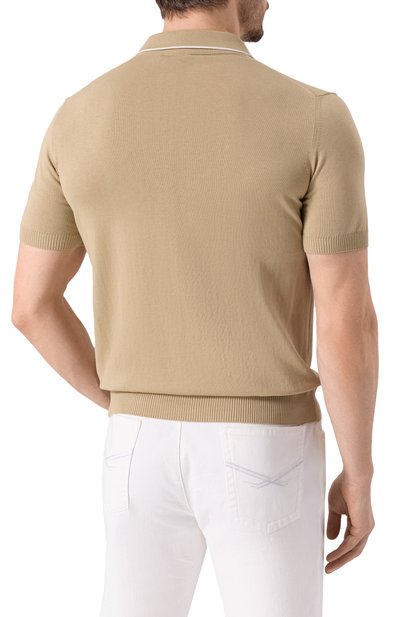 Хлопковое поло CANALI, арт. C1053/MK02261, фото 4