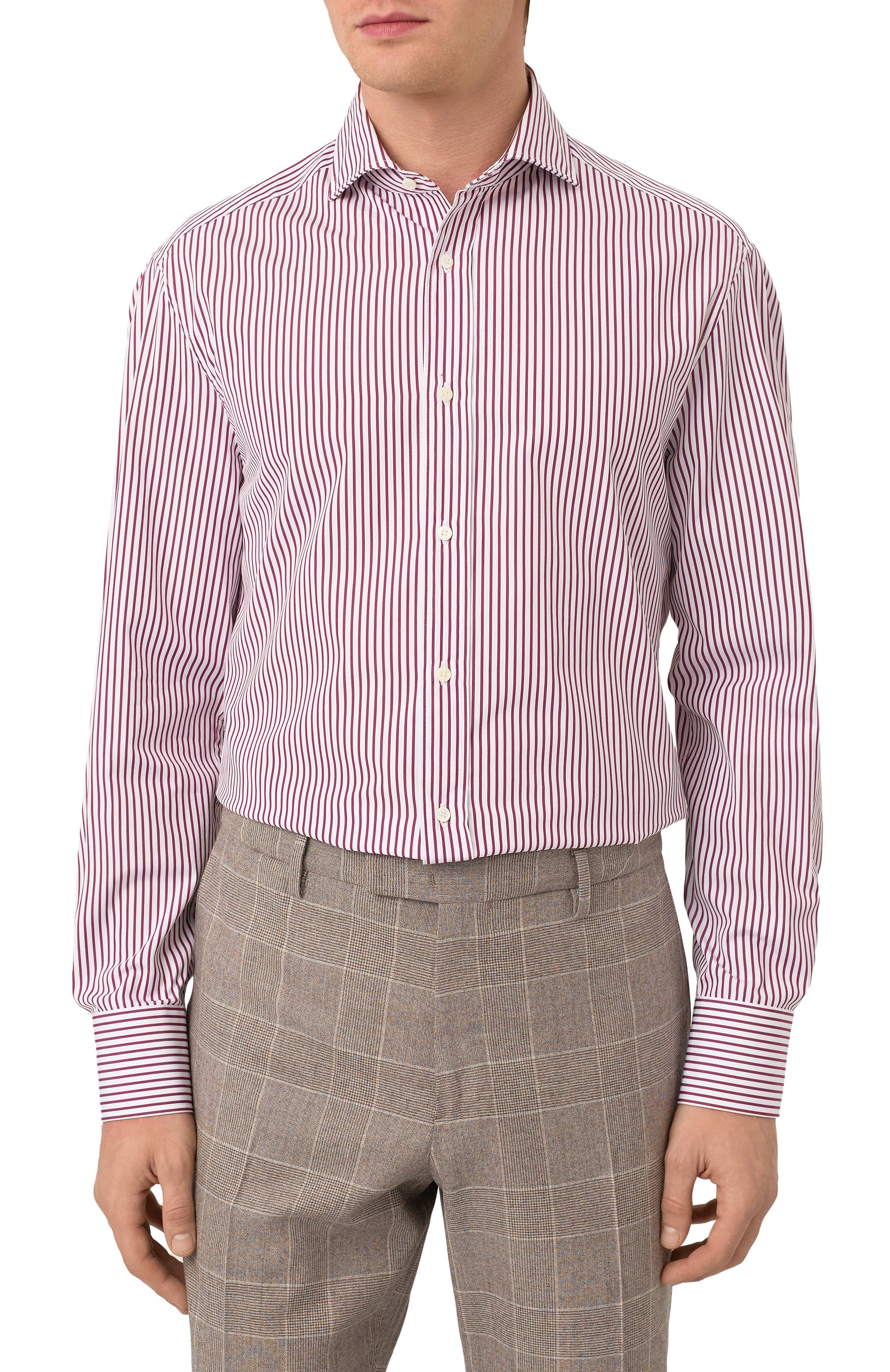 Хлопковая рубашка BRUNELLO CUCINELLI, арт. MY6241718, фото 3