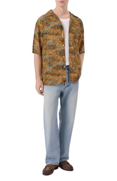 Мужские замшевые лоферы SAINT LAURENT, арт. 839471/27DTT