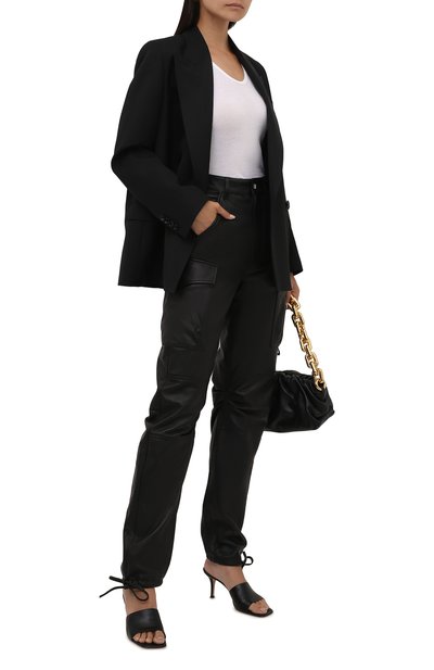 Кожаные джоггеры THE ATTICO, арт. 213WCP38/L037, фото 2