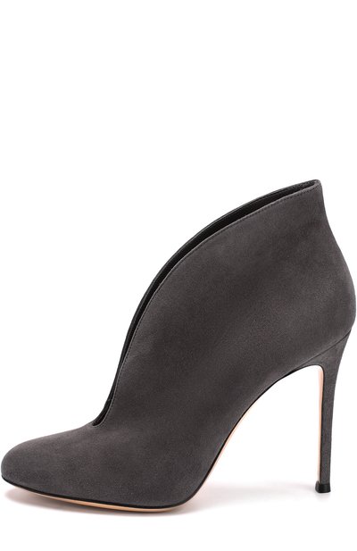 Замшевые ботильоны vamp GIANVITO ROSSI, арт. G29450.15RIC.CAS, фото 3