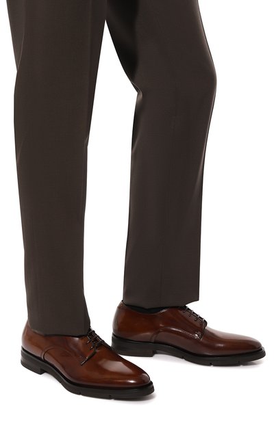 Кожаные дерби SANTONI, арт. MCWG18213JM3BPFG, фото 3