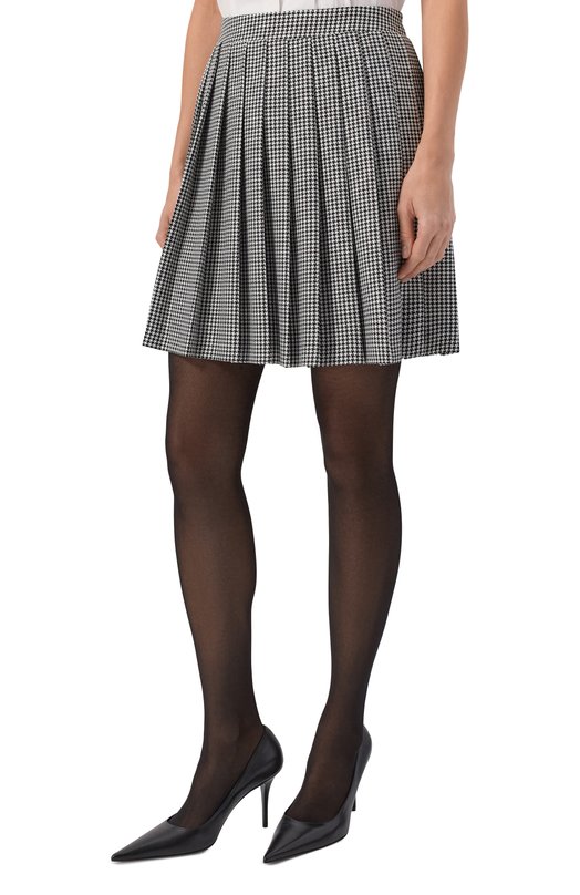 Плиссированная юбка HUGO 50555801 Чёрно-белый  50555801 Фото 3