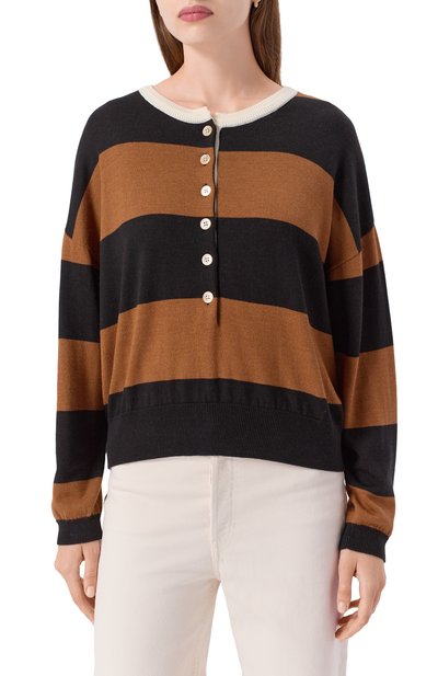 Пуловер из шерсти и шелка BEATRICE .B, арт. 25FA8684S0FTBI, фото 3