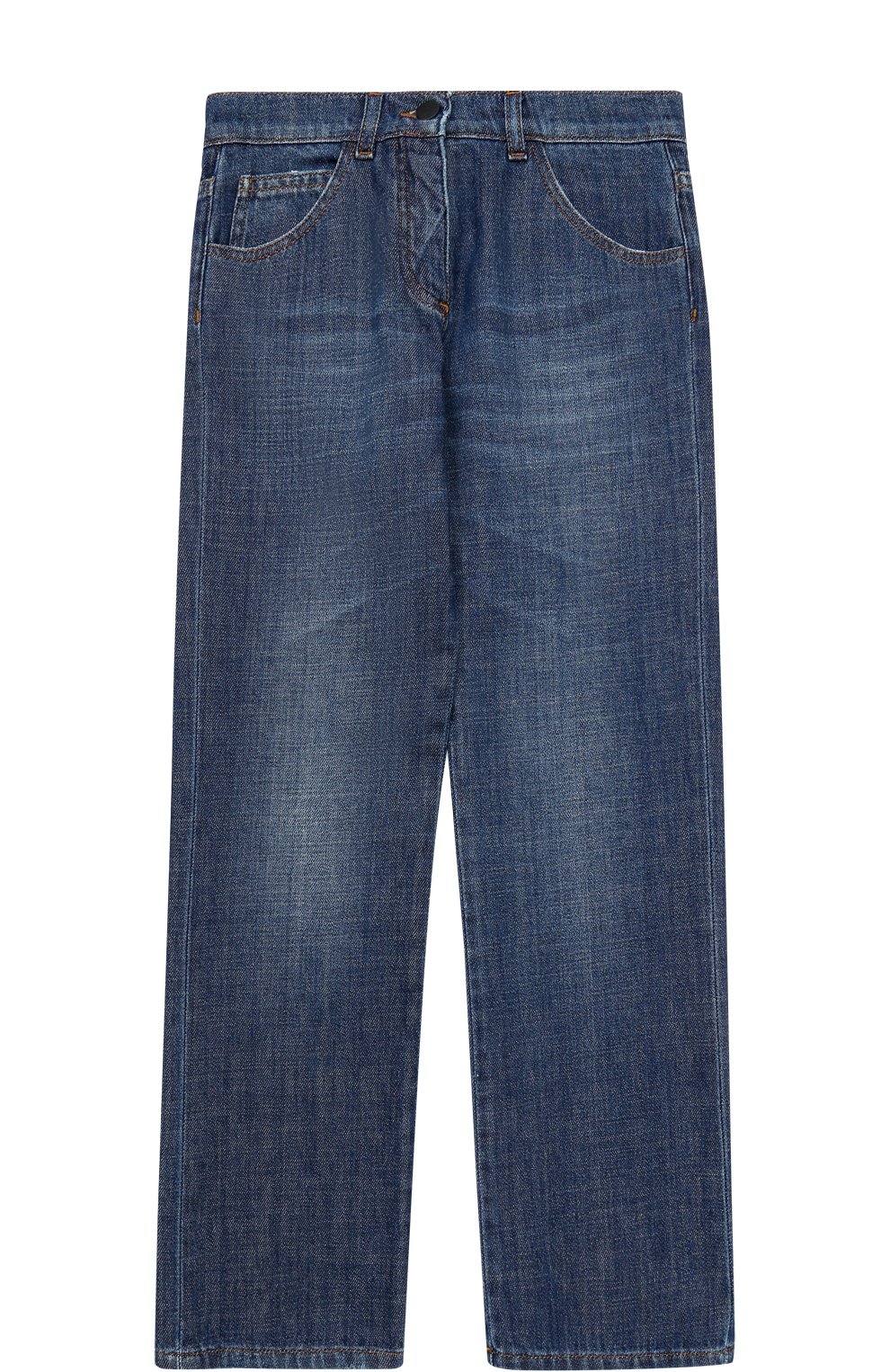 Джинсы прямого кроя с вышивкой FENDI, арт. JFF061/ST1/10A-12A, фото 1