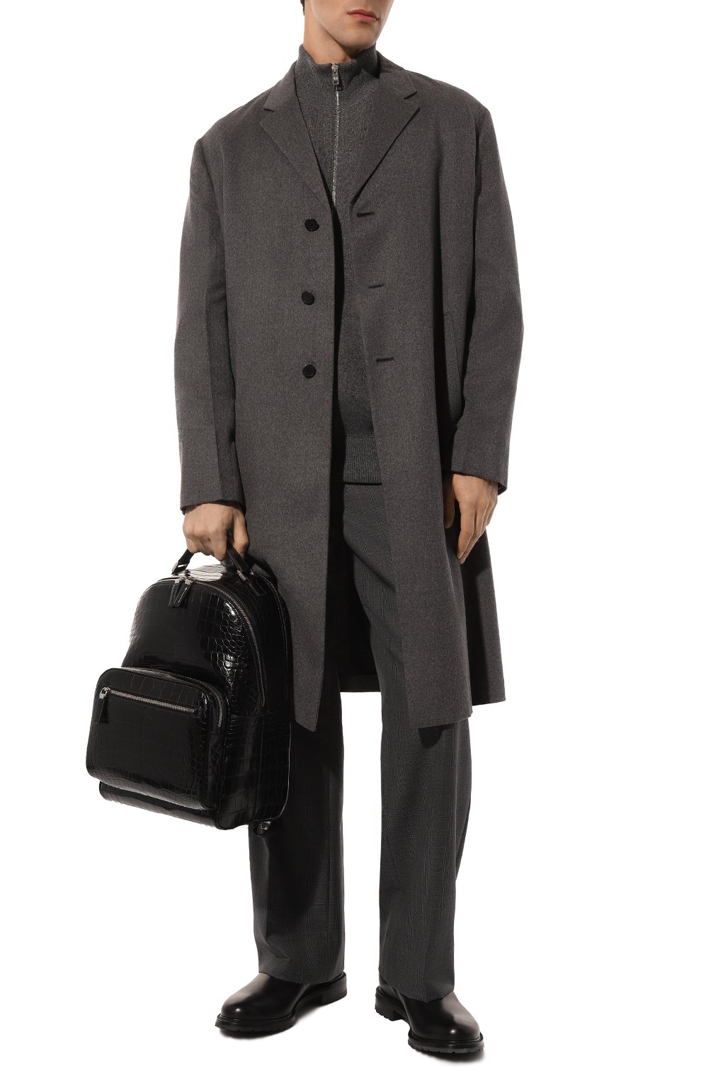 Рюкзак из кожи аллигатора PRADA, арт. 2VZ032-ULC-F0002-OOO, фото 7