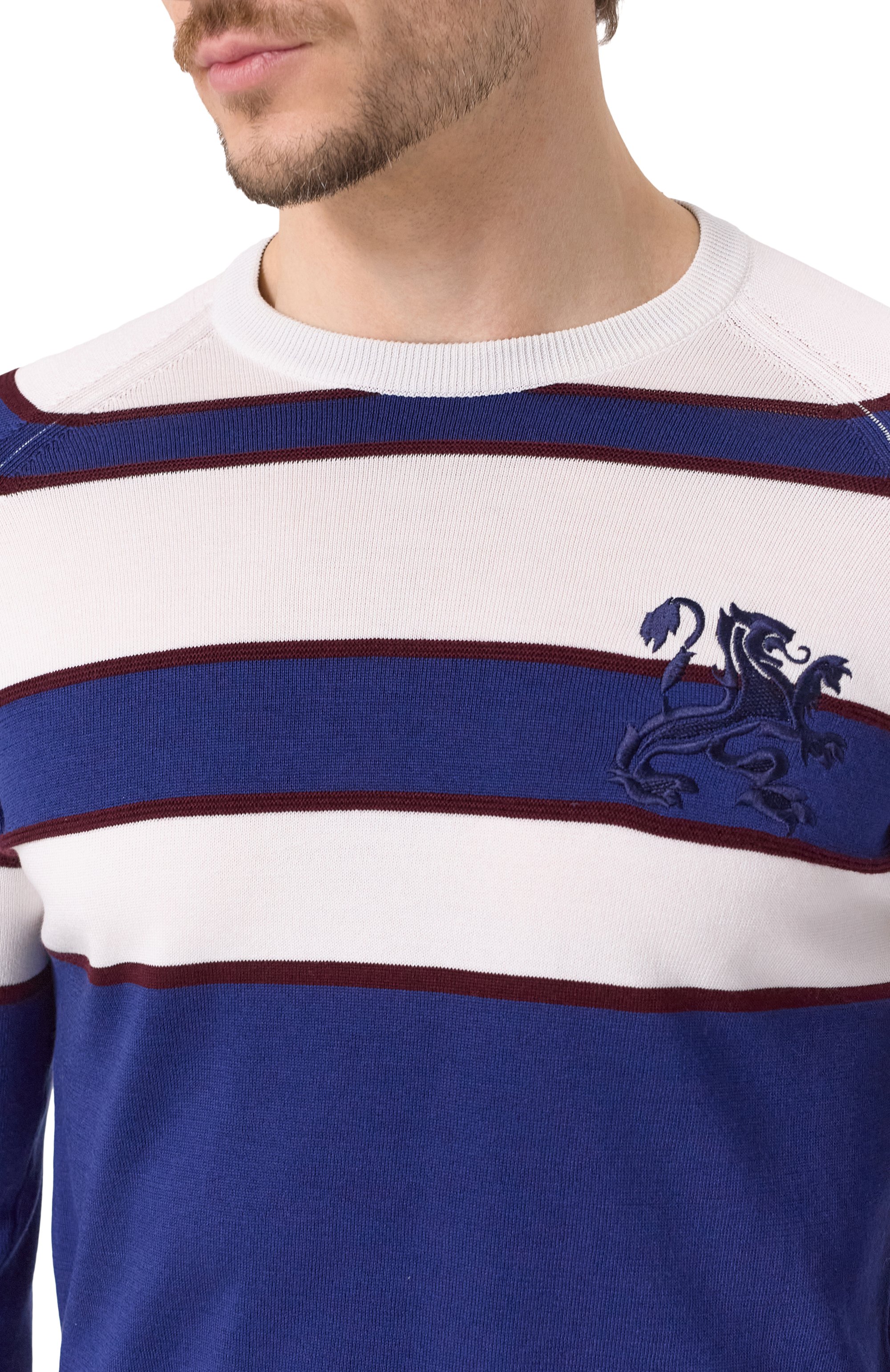 Джемпер из хлопка и шелка ZILLI, арт. KRN001M0142VBLS00, фото 5