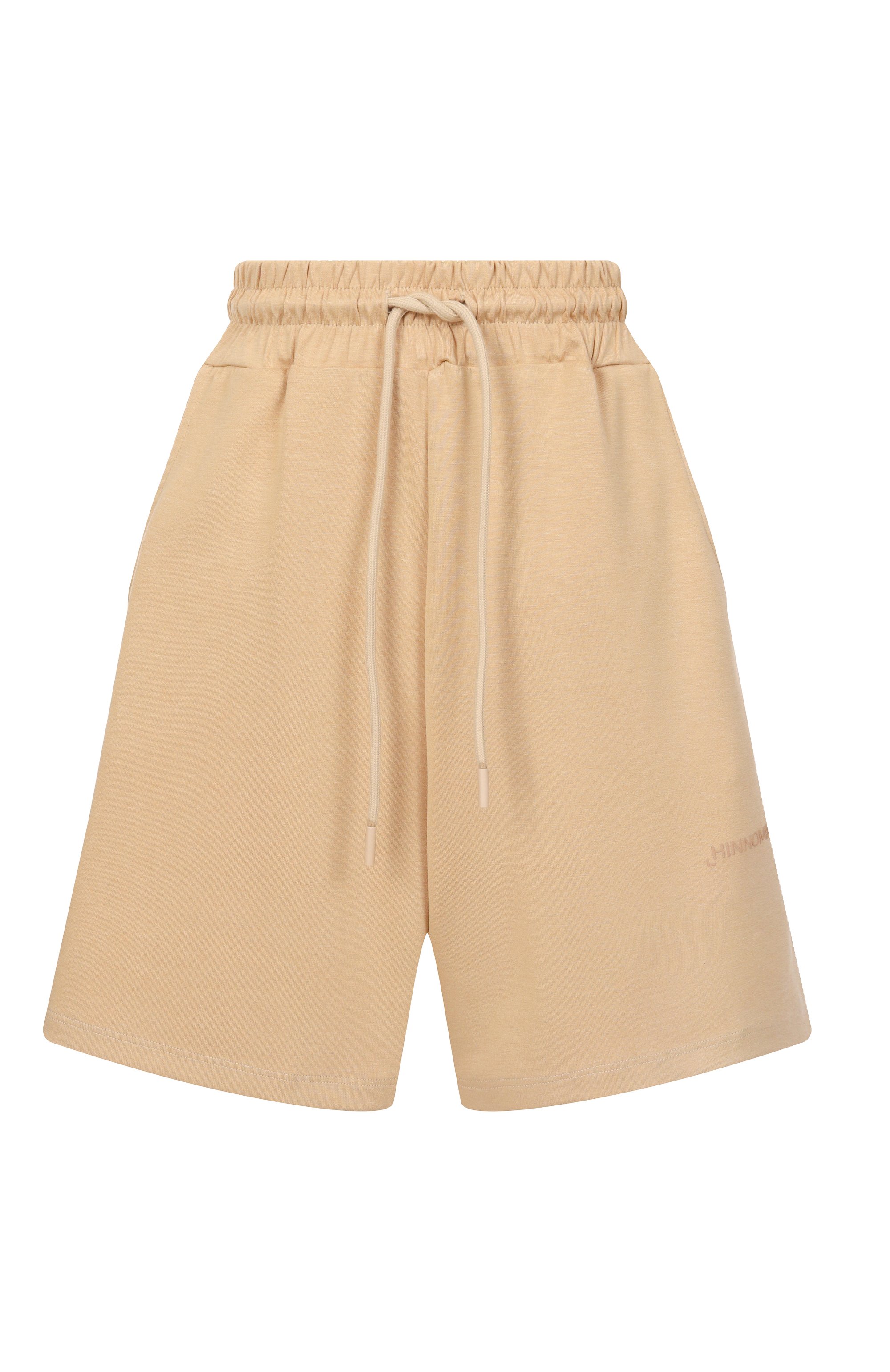 Шорты HINNOMINATE бежевого цвета по цене 12650 руб., арт. HMABW01459, фото 1 Шорты HINNOMINATE, арт. HMABW01459, фото 1