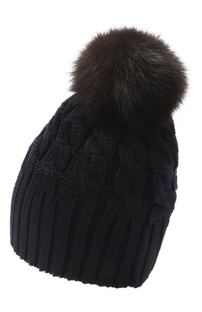 Шерстяная шапка mona с отделкой из соболя BLACK SABLE, арт. BS-24016, фото 2