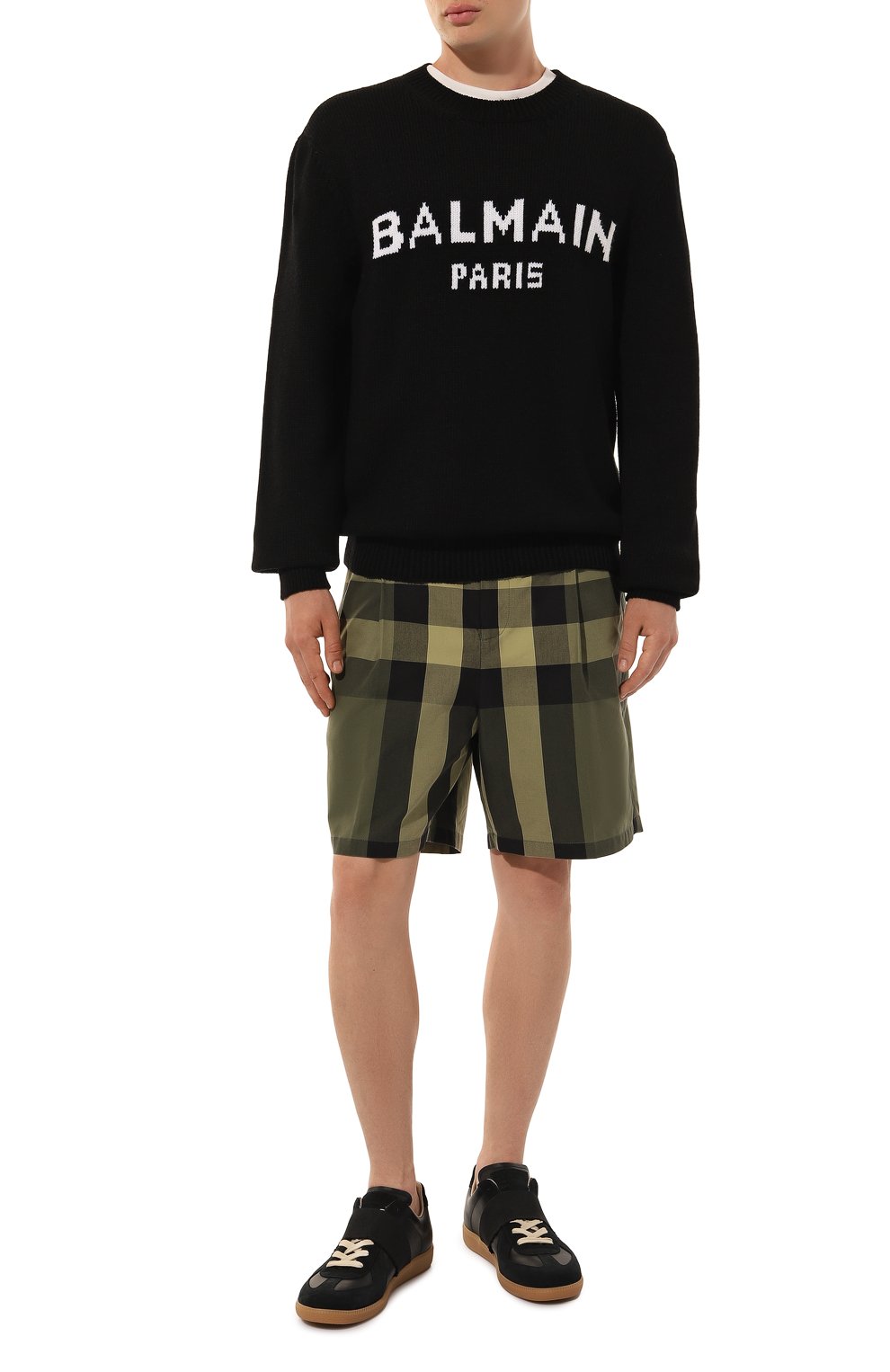 Хлопковые шорты BURBERRY, арт. 8042781, фото 2