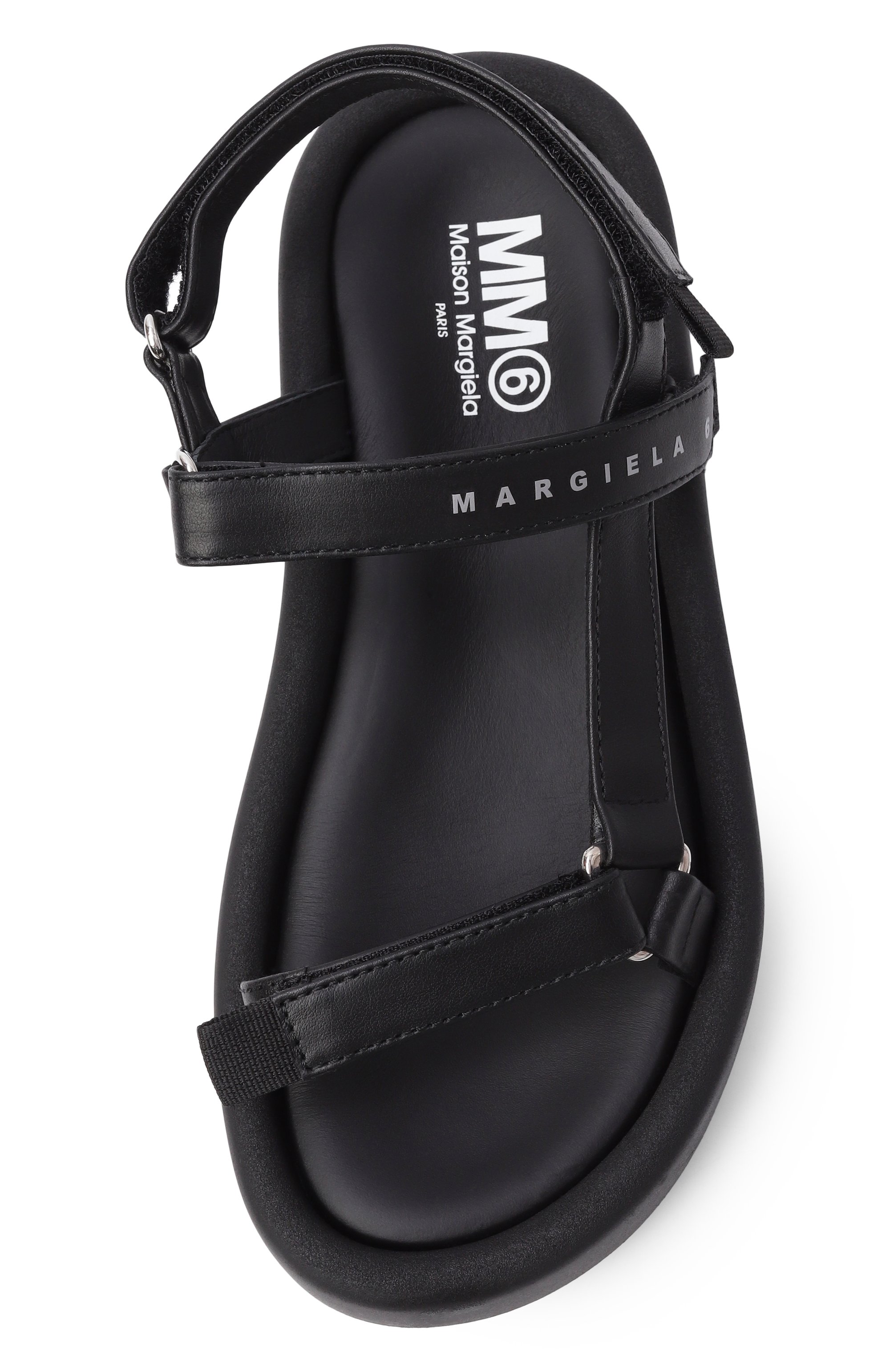 Кожаные сандалии MM6, арт. 82378/VAR2_001, фото 4