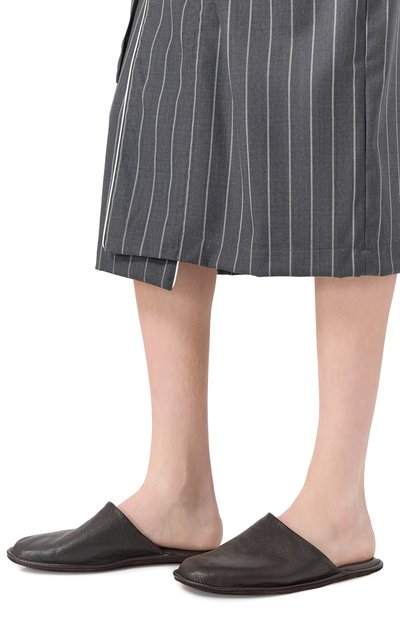 Кожаные домашние туфли HOMERS AT HOME, арт. 12045/BUFALIN0, фото 3