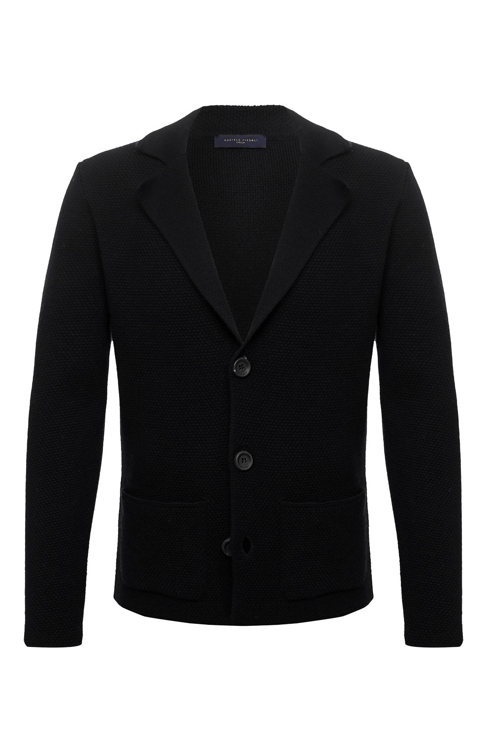 Шерстяной пиджак DANIELE FIESOLI черного цвета по цене 34000 руб., арт. DF 0114, фото 1 Шерстяной пиджак DANIELE FIESOLI, арт. DF 0114, фото 1